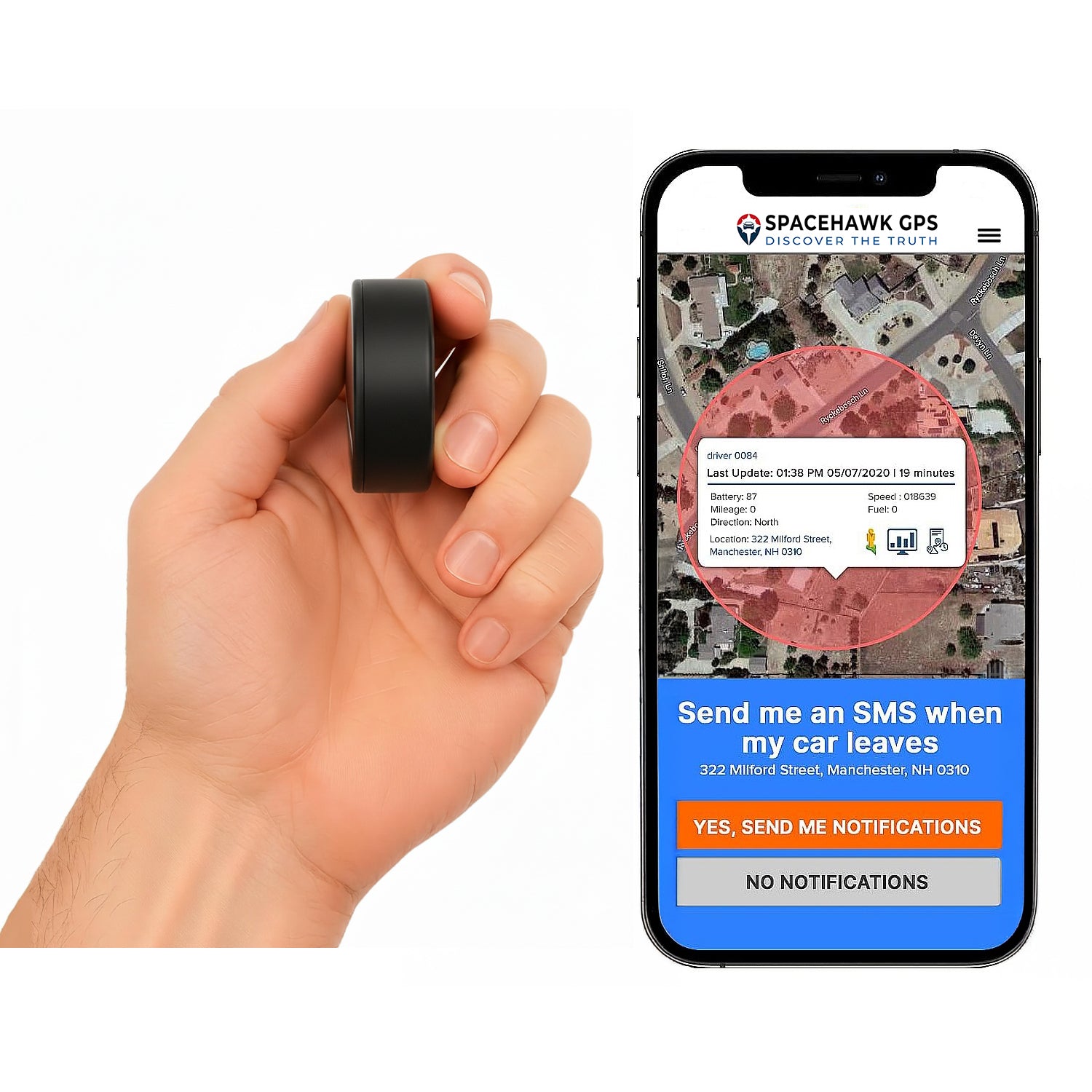 SpaceHawk Mini GPS Tracker