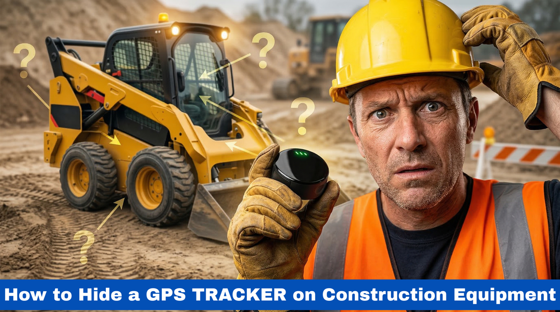How to Hide a GPS Tracker on Construction Equipment