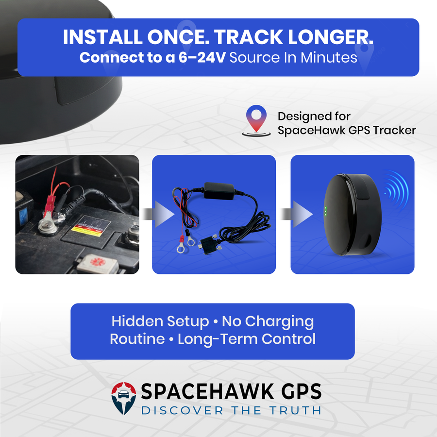 Hardwired GPS Tracker SpaceHawk Kit