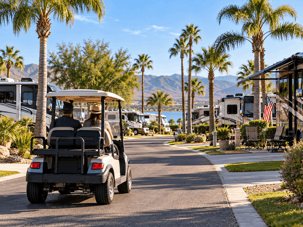 RV Resorts Golf cart tracking