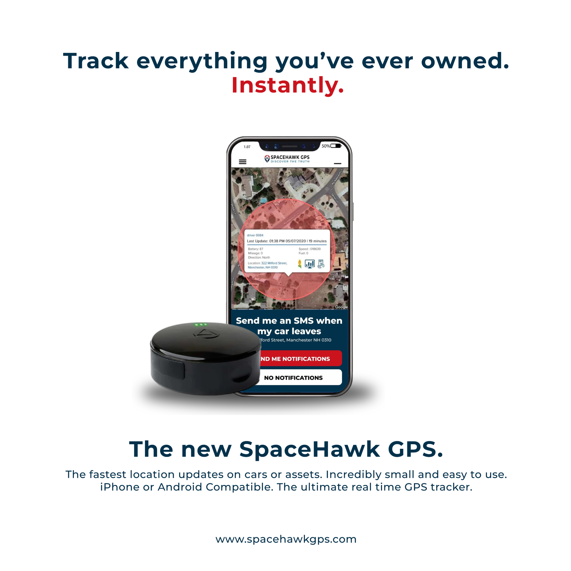 SpaceHawk Real Time GPS Tracker